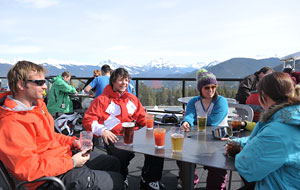 Ski Group at Marmot Basin, Canada