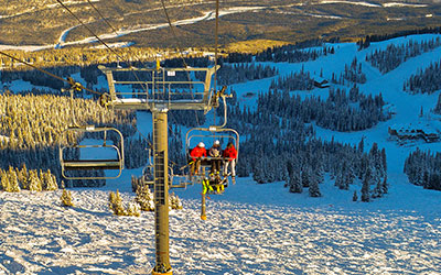 Group on Chairlift