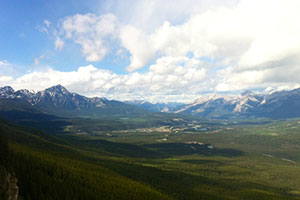 View form the Basin