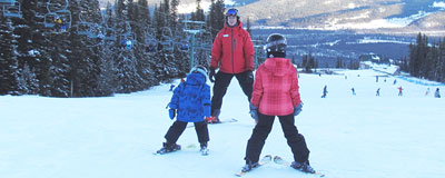 Ski Ski Lesson at Marmot Basin in Canada